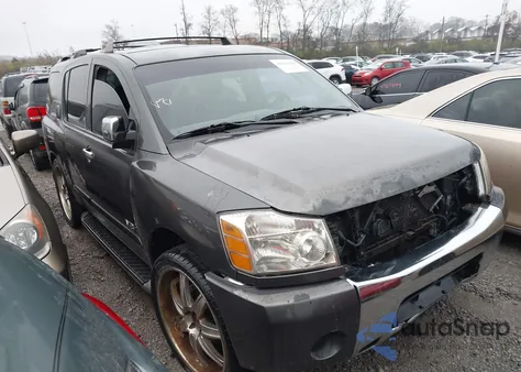 2007 Nissan Armada Se from USA, damaged, VIN 5N1BA08AX7N702497